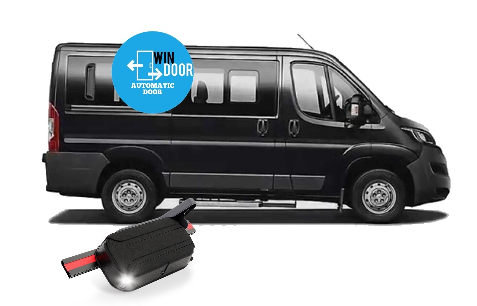Elektrische Schiebetürsystem fur Seiten-Schiebetür von Transportern • Peugeot  Boxer mini bus – Windoor